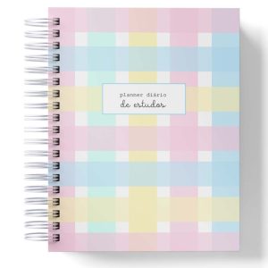 Planner de Estudos Diário Padrão Coreano A5 Capa Dura